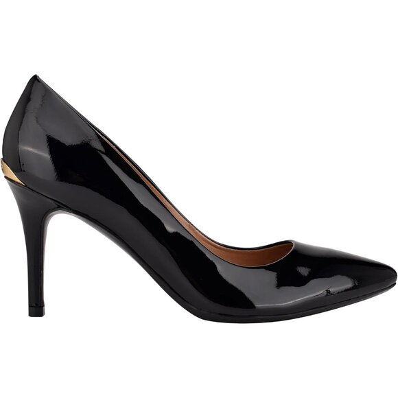 Women's Gayle2 Black Patent Leather Pointed Toe Pumps Size 7.5 - Picture 6 of 7